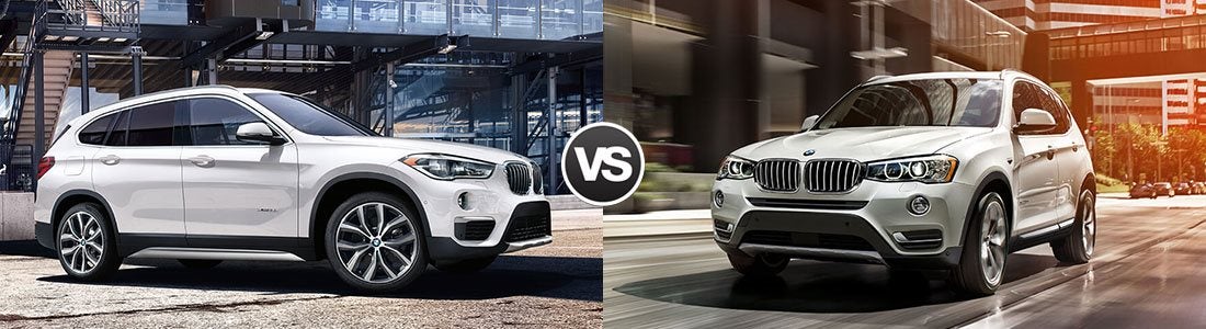 2017 BMW X1 vs BMW X3