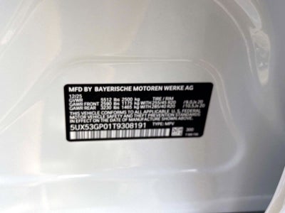 2026 BMW X3 30 xDrive