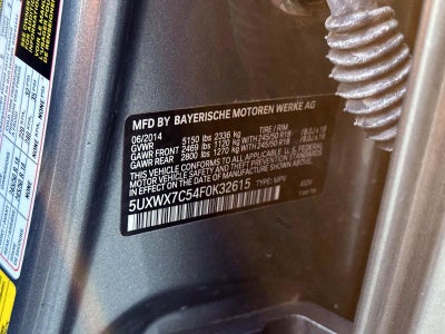 2015 BMW X3 xDrive35i