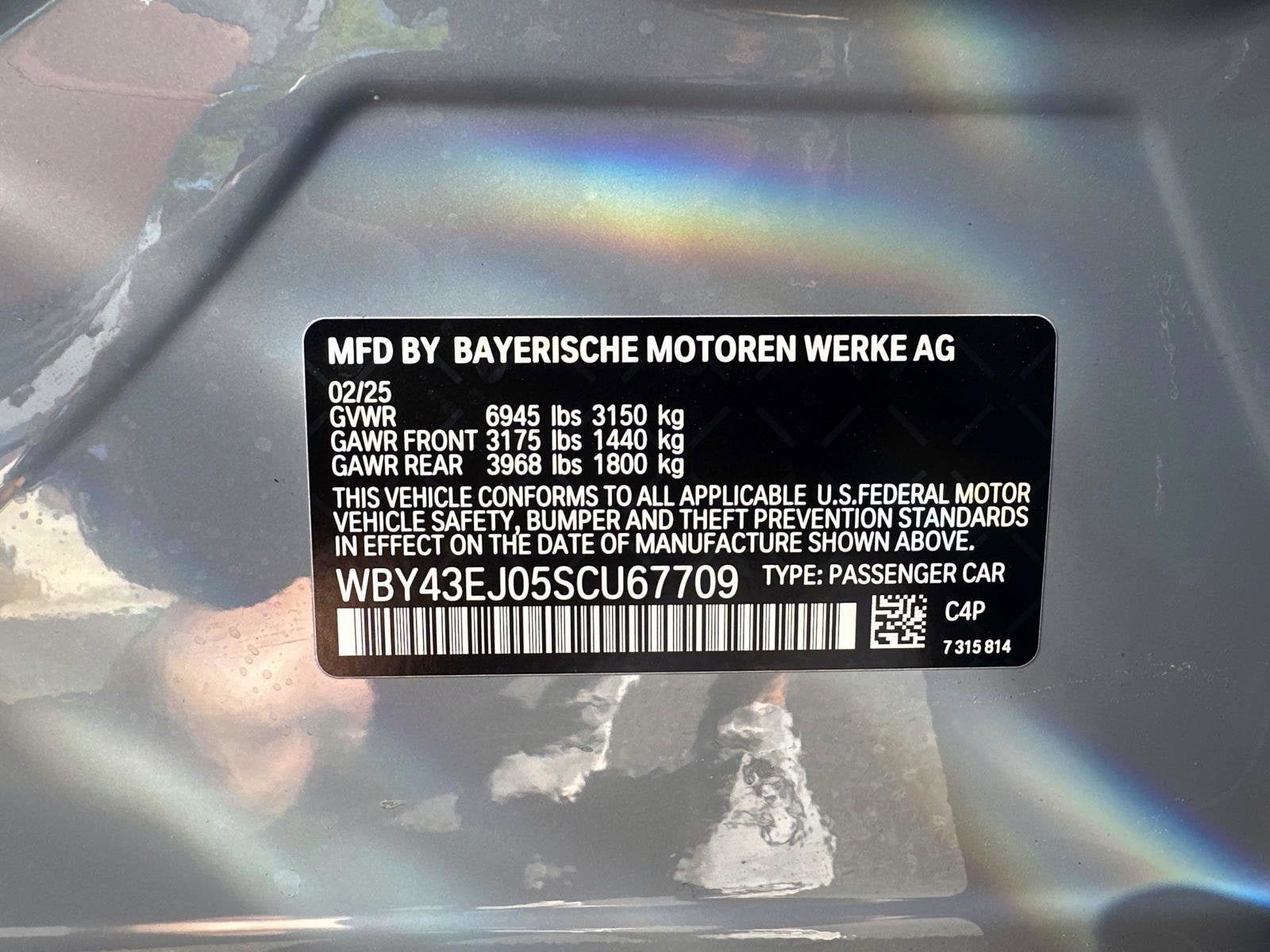 2025 BMW i7 eDrive50