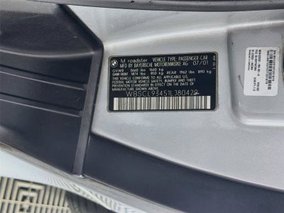 2001 BMW Z3 M 3.2i
