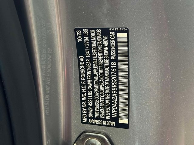 2024 Porsche 911 Carrera