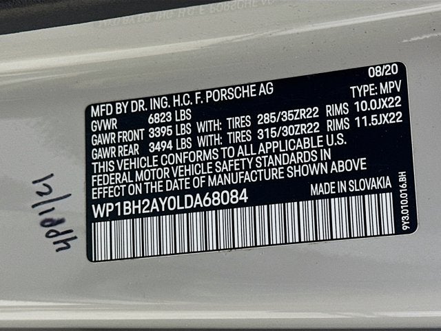 2020 Porsche Cayenne Turbo S