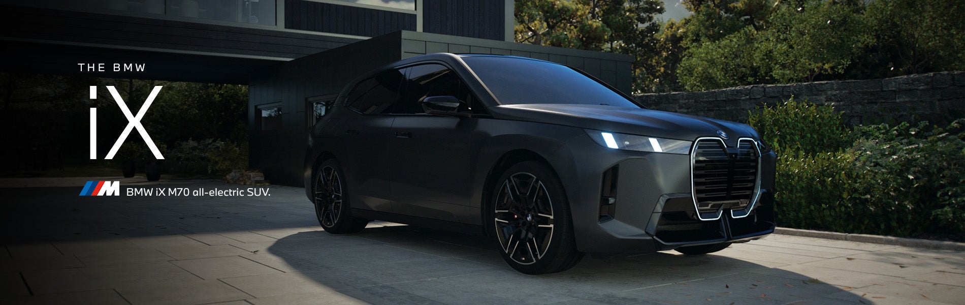 The BMW iX M70 parked. Click to learn more. | BMW of Tallahassee in Tallahassee FL