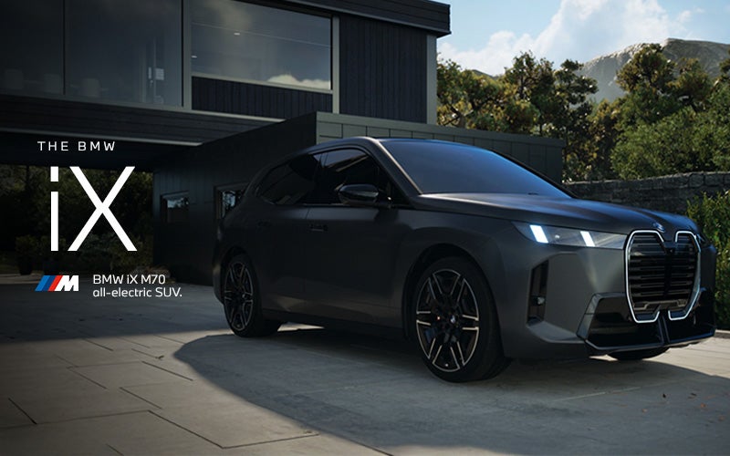 The BMW iX M70 parked. Click to learn more. | BMW of Tallahassee in Tallahassee FL