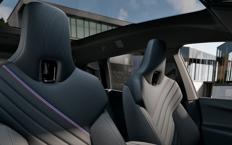 Interior seats and upholstery of the BMW iX M70. | BMW of Tallahassee in Tallahassee FL