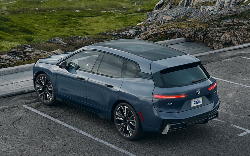 The BMW iX parked in a parking spot. | BMW of Tallahassee in Tallahassee FL