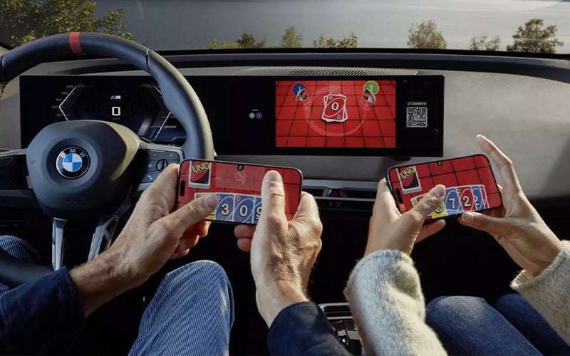 The BMW Curved Display AirConsole. | BMW of Tallahassee in Tallahassee FL