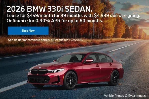 2026 BMW 330i Sedan.