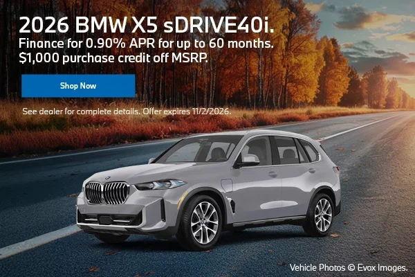 2026 BMW X5 sDRIVE 40i.