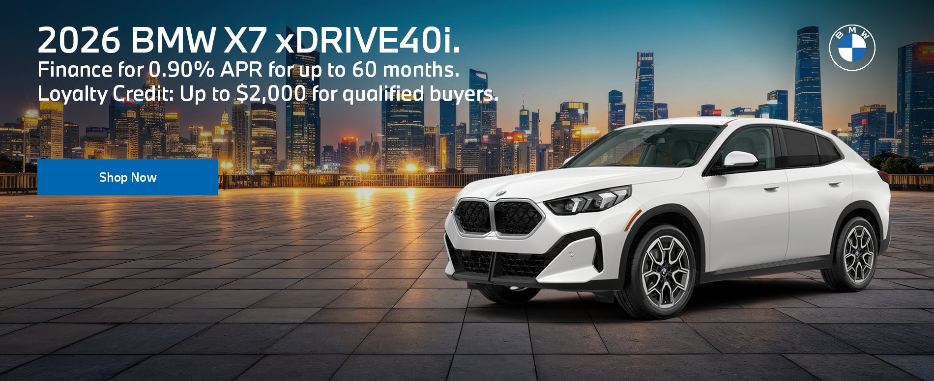 2026 BMW X7 xDRIVE40i